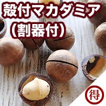 殻付マカダミア（殻割り器付き）