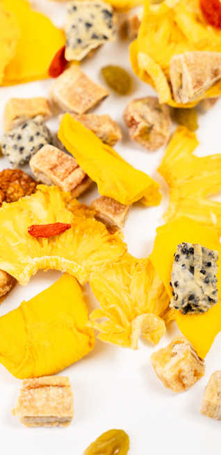 そのまま食べて美味しいドライフルーツミックスです