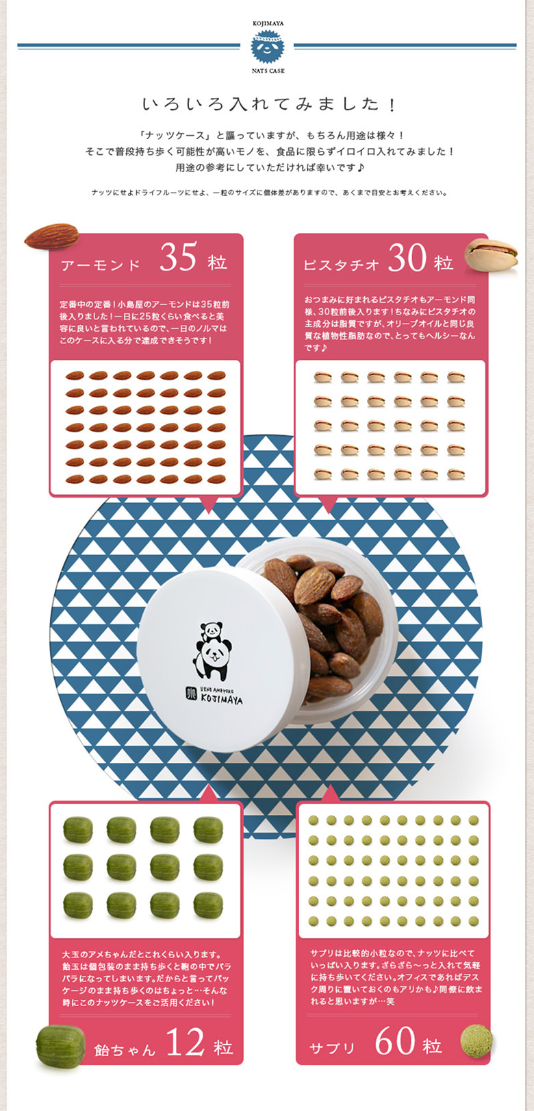 小島屋オリジナルナッツケース