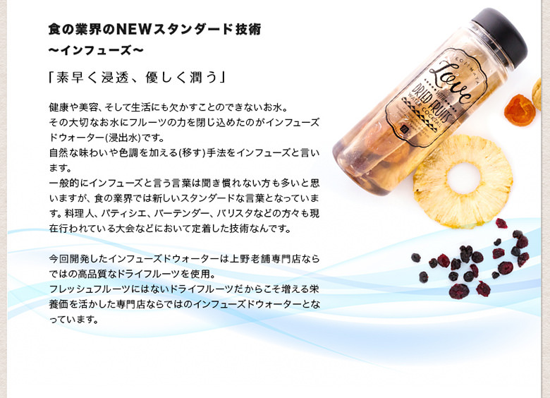 インフューズドウォーター専用ドライフルーツミックス