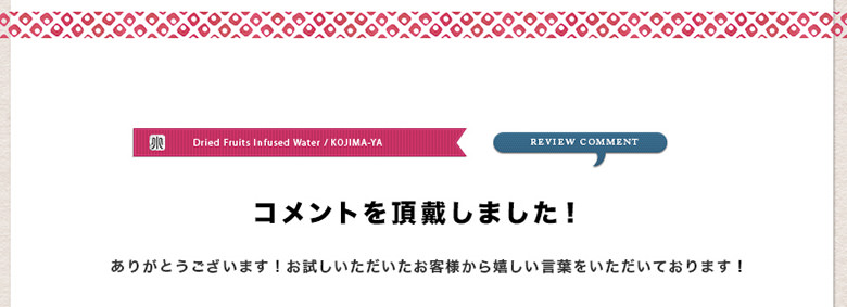 インフューズドウォーター専用ドライフルーツミックス