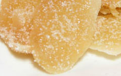 薄切りにした生姜