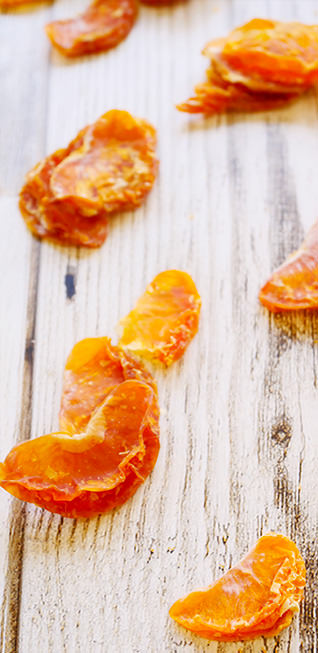 いろんな味がするドライみかん