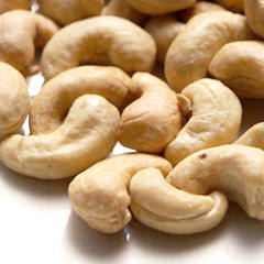 インド産：ローストカシューナッツ（薄塩）