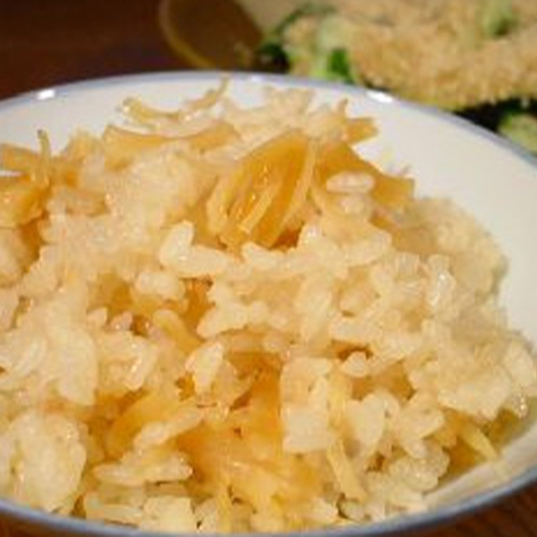 干貝柱の炊き込みご飯