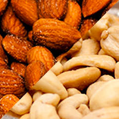 塩にもこだわった「濃い塩ミックスナッツ」