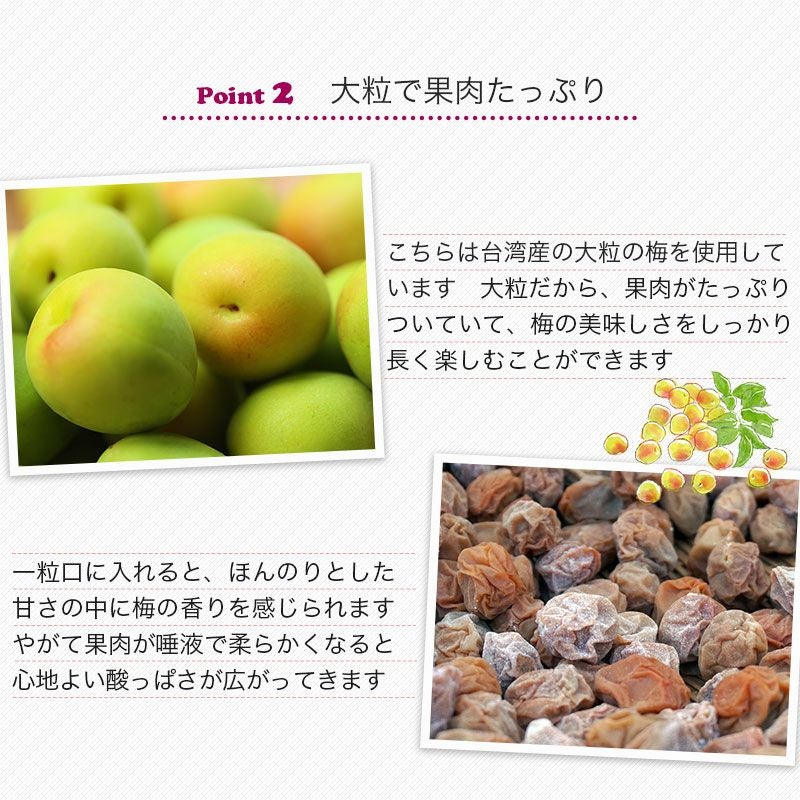 話梅・大粒お徳用大袋の通販|ドライフルーツの専門店小島屋