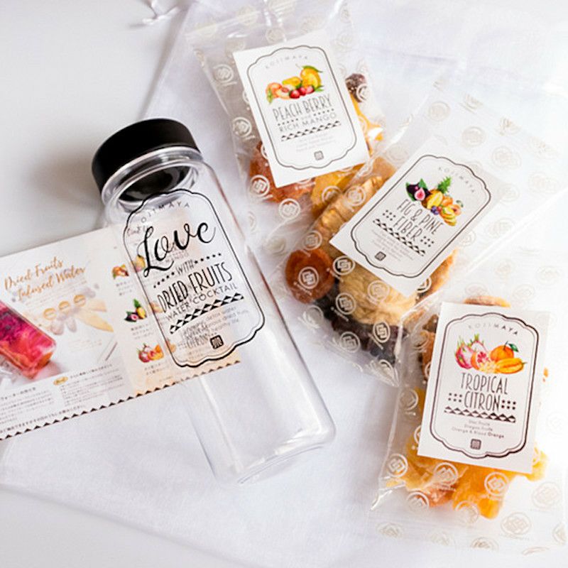 インフューズドウォーター専用ドライフルーツミックスセット（ウォーターマグ付き） フォンダンウォーターにもどうぞ