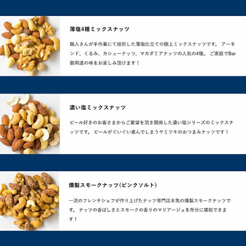 ＜宅急便送料無料＞「オリジナルナッツギフトボックス」食のプロと一緒に開発したBar御用達の極上グルメナッツの詰め合わせ♪