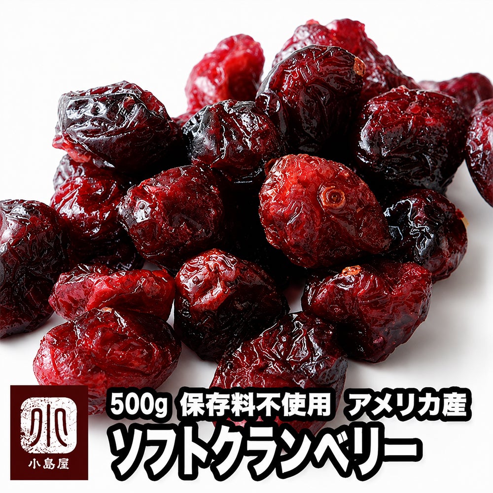 アメリカ産：ソフトクランベリー《500g》